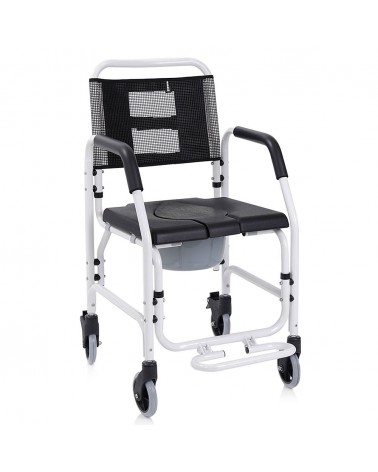 Silla para Ducha y WC con Ruedas