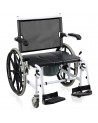 Silla de Ruedas Bariátrica para WC y Ducha | Hasta 200 kg