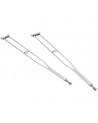Muletas Axilares en Aluminio Anodizado