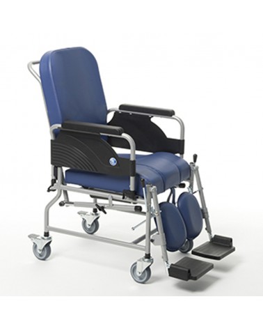 Silla de Ruedas Reclinable con Cubeta