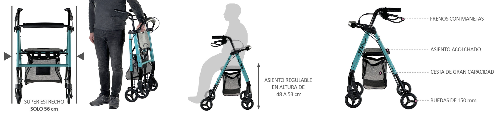 Rollator con frenos por manetas ZEN SLIM.png