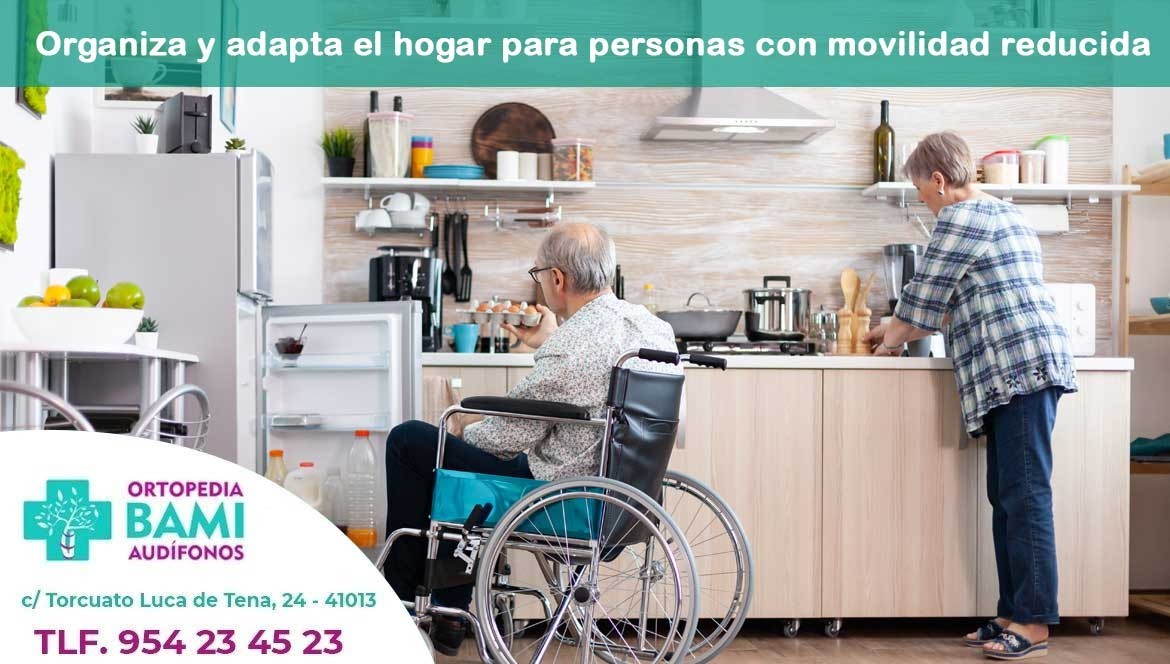 Organiza y adapta el hogar para personas con movilidad reducida