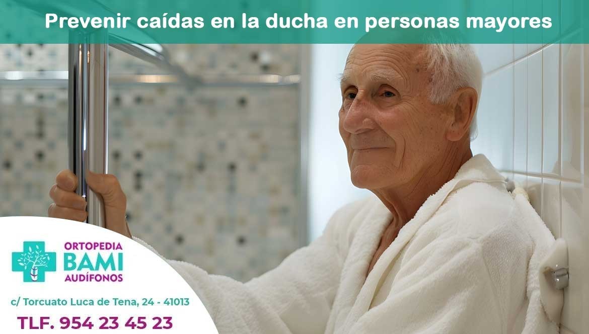 Cómo prevenir caídas en la ducha en personas mayores