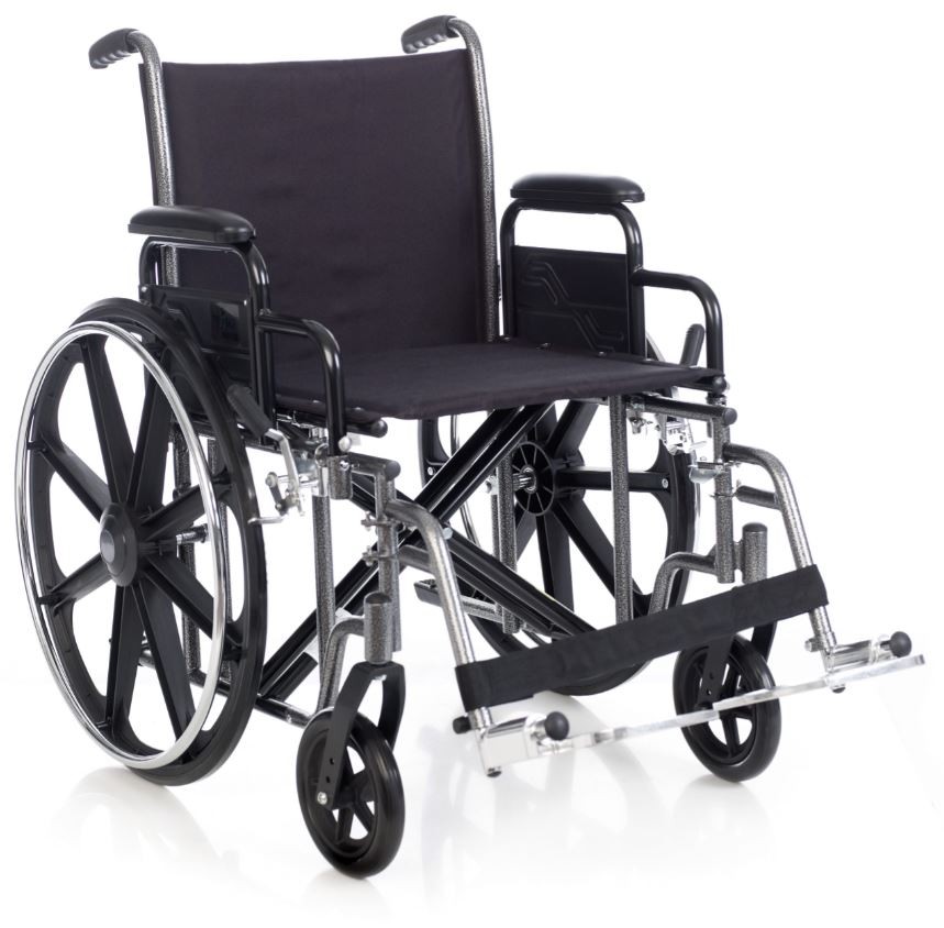 Silla de Ruedas de Acero Bariátrica Hércules